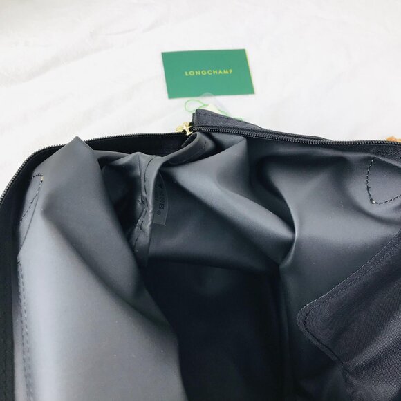 NWT Longchamp Le Pliage Original Large Shoulder Nylon Bag Tote  Black - Picture 7 of 12